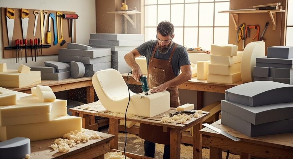 Cushion Foam Replacement Repairing through Machine