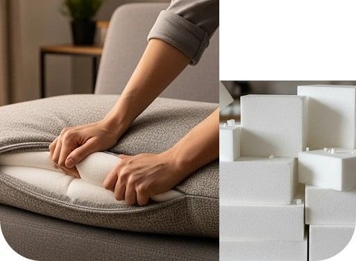 Modern Cushion foam Replacement Service